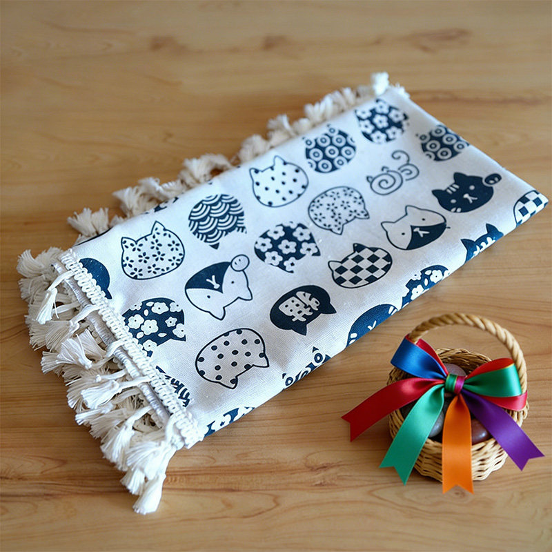 棉麻日式北欧风网红小清新长方形桌布可作茶几餐桌防尘盖布,居家布艺,桌布,淘宝优惠券,粉丝福利购,淘宝优惠卷