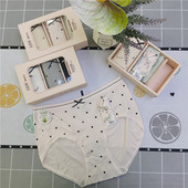 莫代尔三角女士内裤 2025新款 美拉尔335女士植物印染抱抱裤 海藻裆