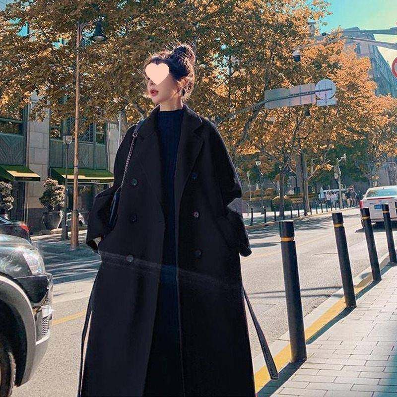 新款秋冬大码女装毛呢外套中长款加棉加厚宽松遮肉显瘦过膝呢大衣,女装/女士精品,大码呢大衣,淘宝优惠券,粉丝福利购,淘宝优惠卷