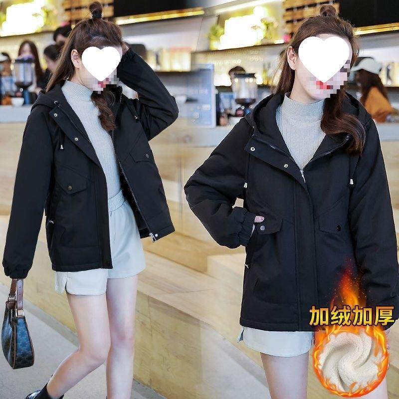 冬季加绒加厚短款棉衣女秋冬新款套装时尚宽松棉服外套潮,女装/女士精品,棉衣/棉服,淘宝优惠券,粉丝福利购,淘宝优惠卷