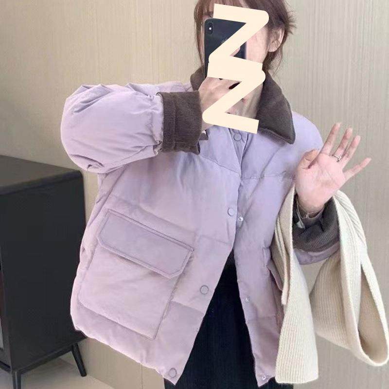 小个子短款娃娃领棉衣外套女冬季新款拼接棉服加厚棉袄面包服,女装/女士精品,棉衣/棉服,淘宝优惠券,粉丝福利购,淘宝优惠卷