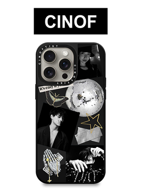 适用苹果镜面13来图定制iphone14promax保护套11Promax补妆镜子情侣镜面11自助定制不