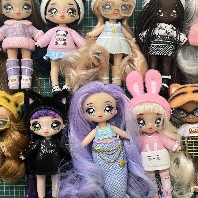 可爱迷你nannan三代娜娜惊喜女孩换装公仔 时尚潮流女孩礼物