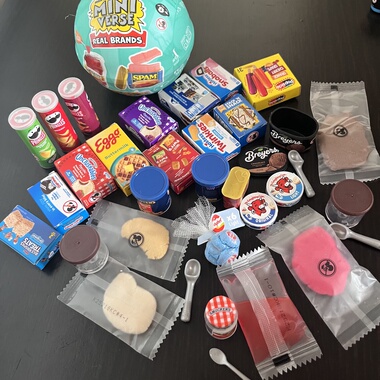 miniverse品牌迷你超市盲球确认款手工diy微缩食玩场景摆件