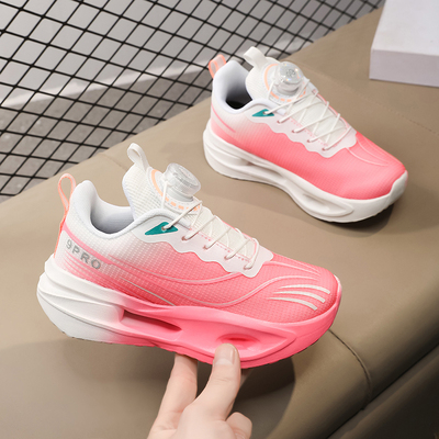 女童鞋2026新款春季儿童运动鞋女孩中大童网面透气跑步鞋防滑耐磨