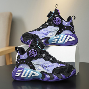 女童鞋2026新款秋冬轻便减震儿童跑步鞋小学生运动鞋皮面防水轻便