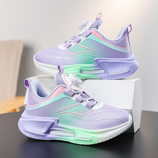 女童运动鞋2026新款秋冬儿童鞋子中大童女孩跑步鞋轻便减震小学生