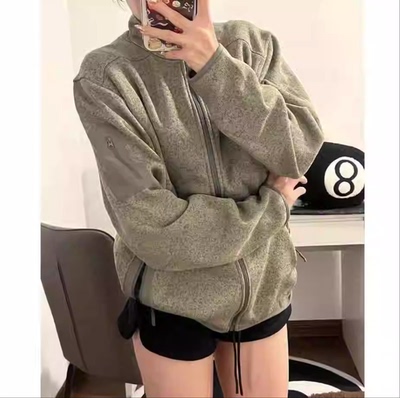 covert系列~新色幽灵绿~男女同款~可当保暖内搭~抓绒户外立领外套