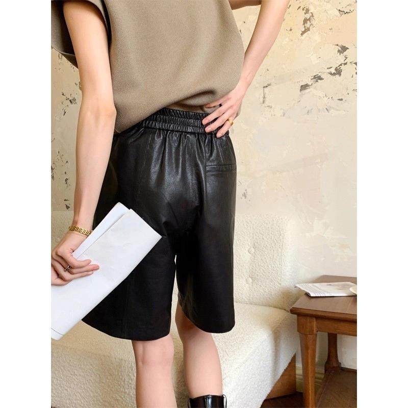 【高货】秋冬新款高腰显瘦阔腿裤绵羊皮松紧腰休闲百搭皮裤DY1961,女士内衣/男士内衣/家居服,连裤袜/打底袜,淘宝优惠券,粉丝福利购,淘宝优惠卷