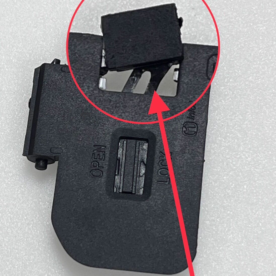 适用于索尼A7S3/A7M4/FX3 数码相机电池仓门盖 全新国产改良版本图片