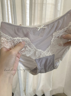 自留推~2026夏季薄款新款舒适丝滑速干蕾丝边内裤女中低腰裆纯棉