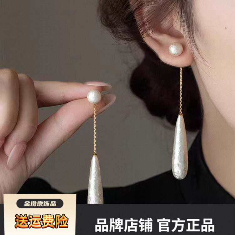 新中式复古大气温婉新款时尚银针