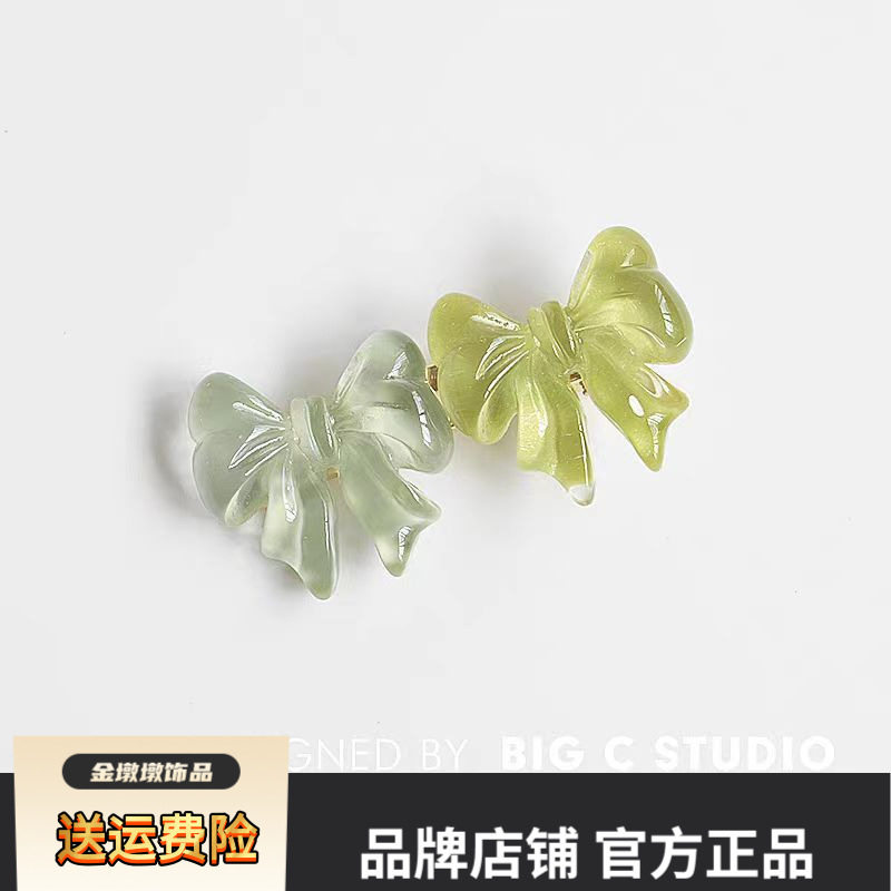 韩国新款甜美少女蝴蝶结发夹高级