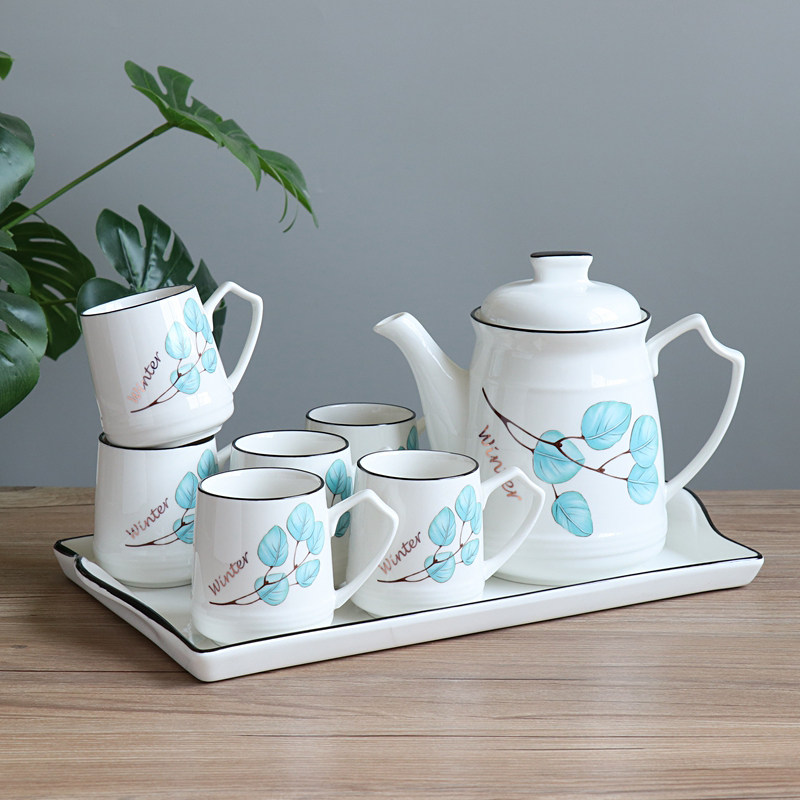 陶瓷家用水具耐高温客厅杯子套装