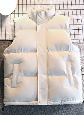 马甲男士秋冬季新款羽绒棉服潮女外穿背心加厚情侣男式坎肩外套