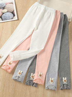 女童打底裤春秋外穿儿童女裤子秋裤宝宝秋款女孩纯棉女孩新款长裤