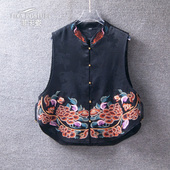 国风百搭无袖 新中式 重工刺绣马甲女2026早春新款 背心外穿坎肩马夹