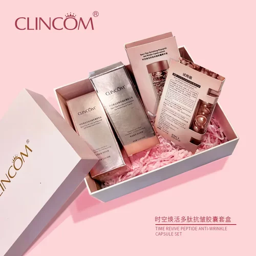 CLINCOM倩蔻时空焕活多肽抗衰抗初老胶囊面部涂抹乳液护肤补水