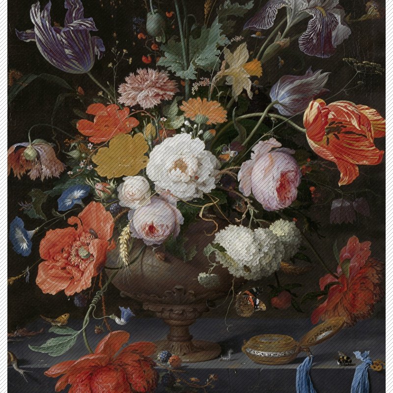 k392【荷兰】米加农abraham mignon静物写实油画高清网传图库