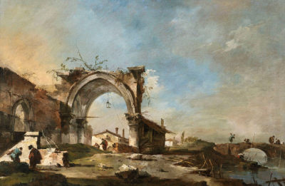 T357【意大利】弗朗西斯科·格拉蒂（Francesco Guardi）绘画图库