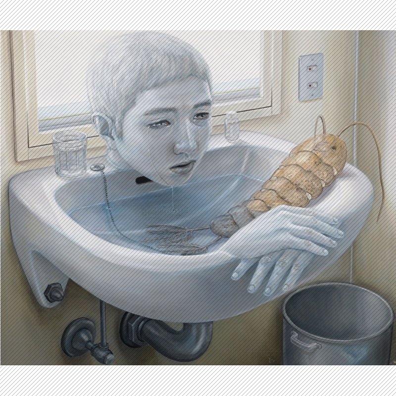 a218【日本】石田彻也(tetsuya ishida)超现实,怪诞绘画图库