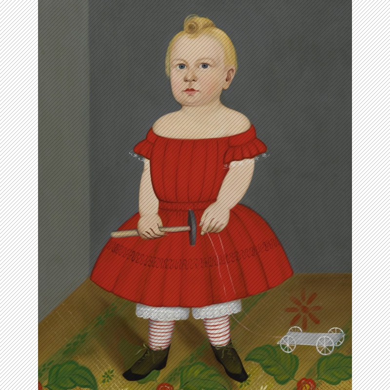 K867【美国】斯特蒂文特·汉布林Sturtevant Hamblen肖像油画图库