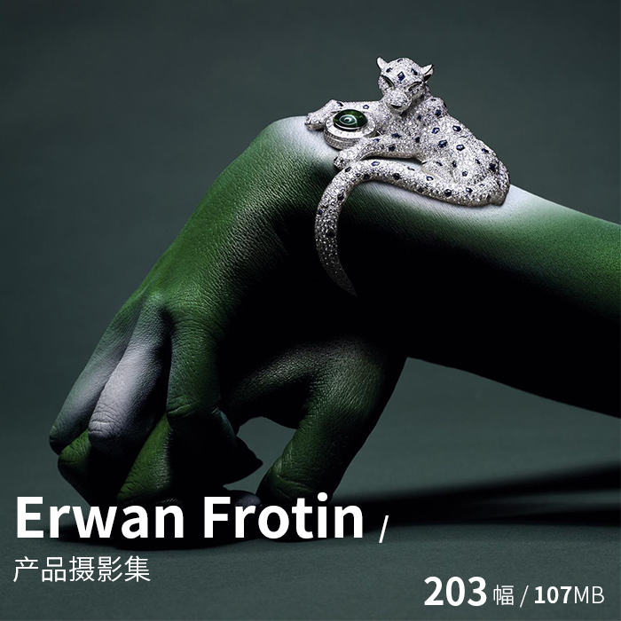 Erwan Frotin 商业广告珠宝花卉产品摄影参考电子图片资料