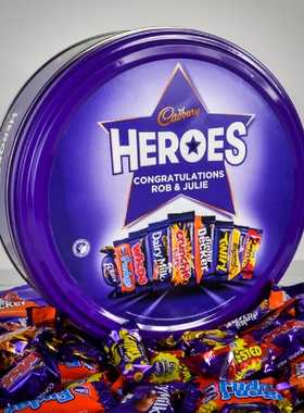 英国Cadbury Heroes Chocolate Advent Calendar巧克力情人节