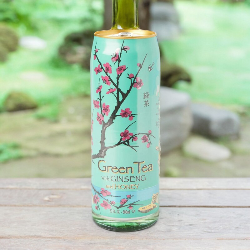美国进口饮料 arizona亚利桑那冰茶果味饮料 健怡蜂蜜绿茶650ml