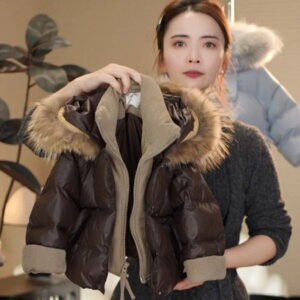 男童女童免洗小羊皮羽绒棉服