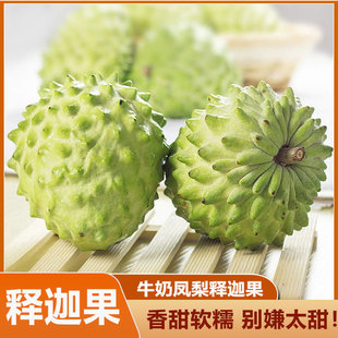 广西凤梨牛奶释迦果新鲜现摘新鲜牟尼果林檎大果番荔枝佛头果摩尼