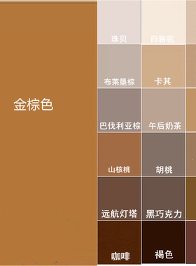 咖啡棕色褐色内墙环保净味乳胶漆