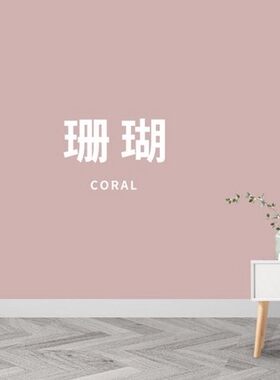 内墙珊瑚色乳胶漆净味环保涂料