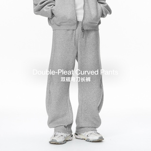 秋冬卫裤男女同款防静电加绒保暖锁温技术透气立体剪裁弯道长裤子