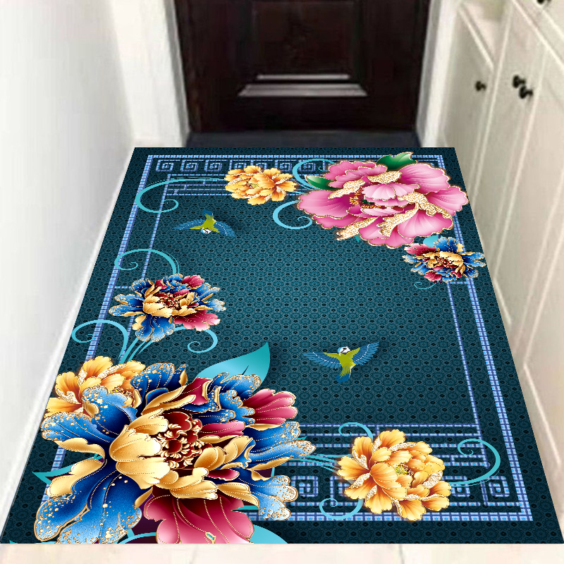 现代中式裁剪地垫玄关吸水垫