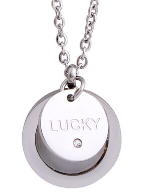 10MM双层可重合Lucky镶钻可刻字