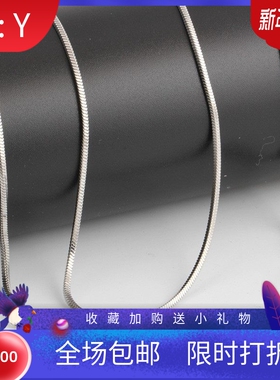 新款厂家 不锈钢个性项链 1.5MM方蛇链 45CM50CM钛钢项链锁骨链女