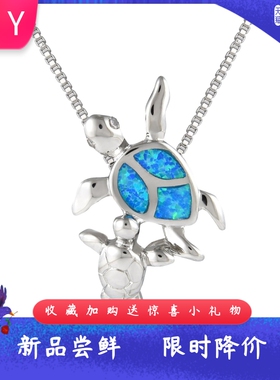 Tiktokins欧美风蓝色镶进口opal