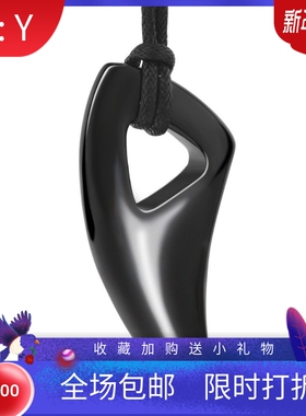 新款亚马逊钛钢男士不锈钢狼牙项链退伍军人纪念礼物钛钢