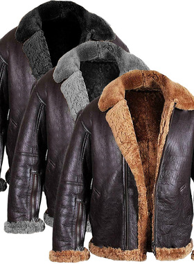 British classic imitation fur PU fur coat经典仿皮草PU皮大衣