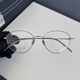7克53口时尚 纯钛轻盈中等框书呆子眼镜框架适配高度数近视潮流款