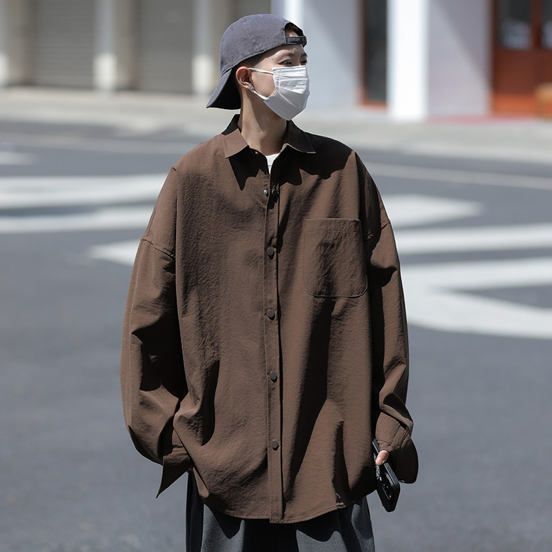 高品质港风夏款男长袖衬衫免烫双压线休闲衬衣CS4505P35,男装衬衫,星座1013-1