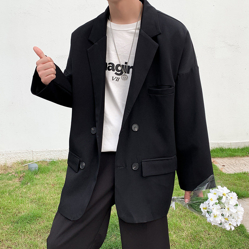 2021港风秋男西装外套单西二粒双排扣外套小西服Y331P50,男装西服,星座1013-1