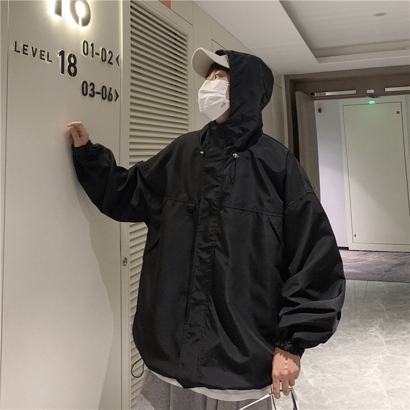 高品质港风秋款男夹克连帽冲锋衣外套JK6566P60,男装夹克,星座1013-1