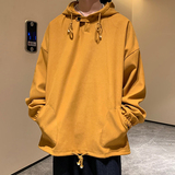 港风秋款男夹克衫连帽抽绳工装宽松外套JK3205P40，男装夹克，星座1013-1