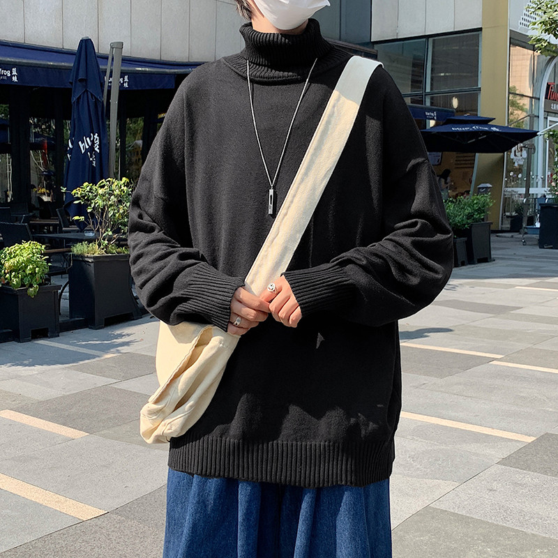 M-8xl加大码冬款男毛衣高领加厚保暖打底针织衫外套胖哥M60,男装针织衫/毛衣,星座1013-1