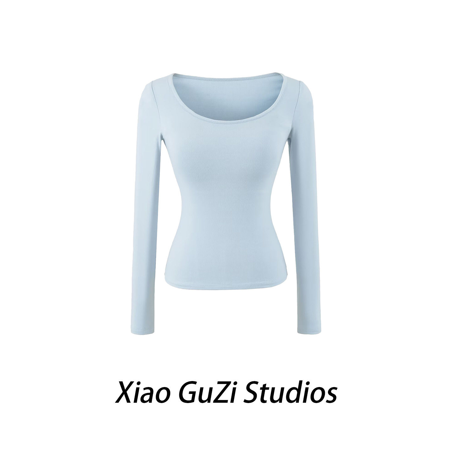 辣妹性感修身显瘦大U领T恤