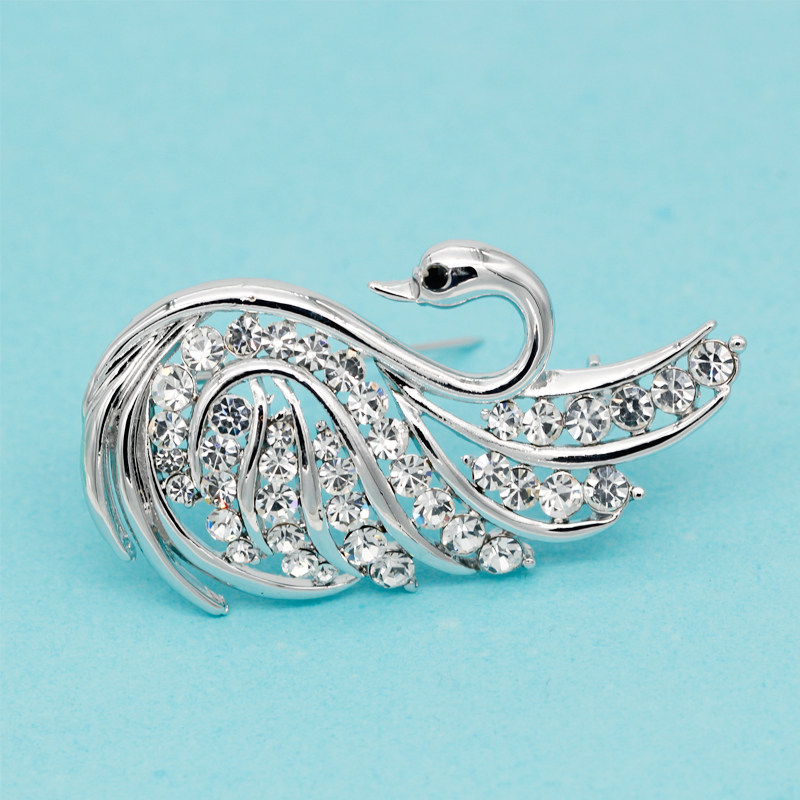Broche femme en Zircon diamant - Ref 1171101 Image 4