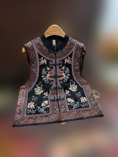 【重工刺绣马甲】新中式马夹国风复古坎肩外搭alzl马甲
