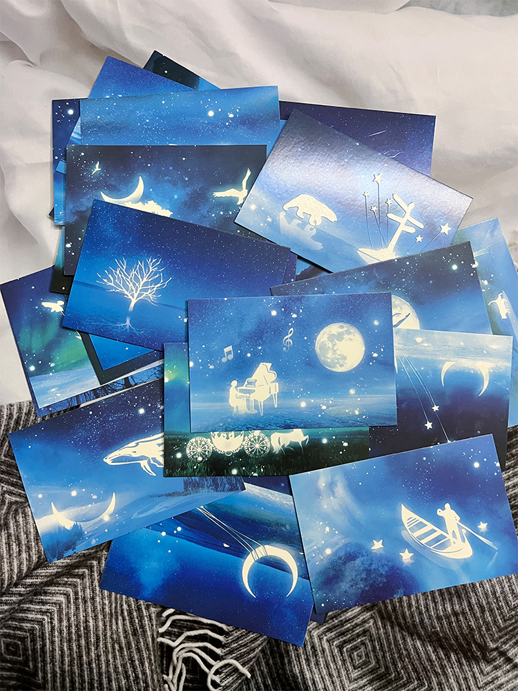 流浪星球明信片30张/盒